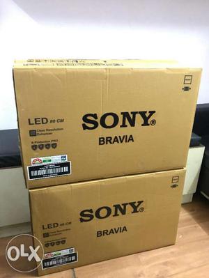 Sony 32 4K smart LED TV Box packed stock