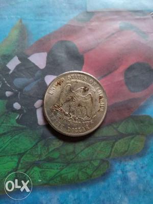 USA coin 1 trade dollar dated 