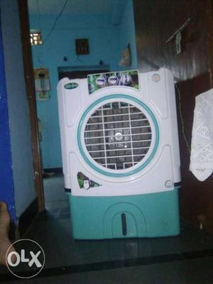 White And Green Evaporative Cooler