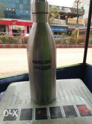 White Nirlon Steel Bottle