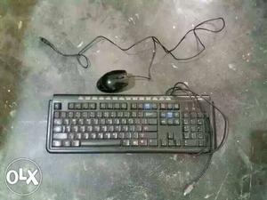 Wired iball mouse with hcl keyboard.
