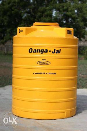 Yellow Ganga-Jal Water Tank