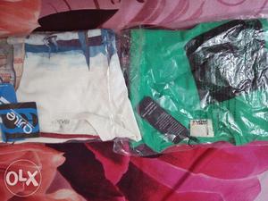 2 branded t-shirts..pantaloons n people brand..size-M..new