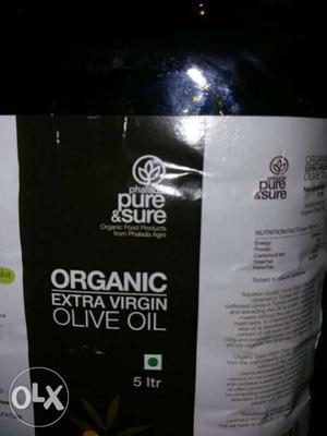5ltr sealed Organic Extra Virgin Olive Oil Bottle