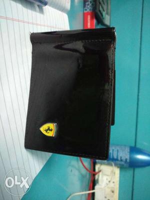 Black Ferrari Bifold Wallet