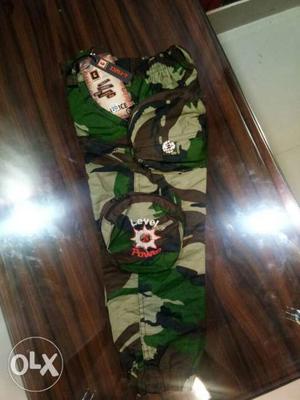 Brand new army print cotton pants for our