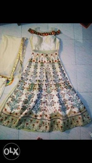 Brand new row silk gown beautifully handcrafted