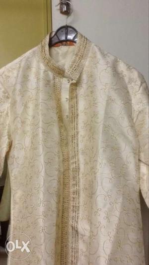 Brand new sherwani with pyjama used only once