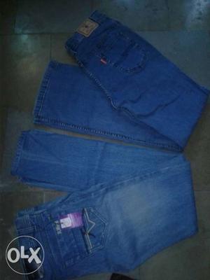 Branded jeans 34 and 32 size 2 piece only 500