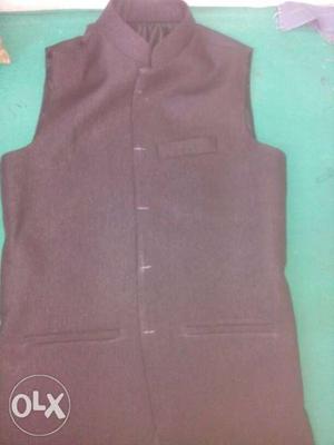 Brown Sleeveless vest Create by gour tailar
