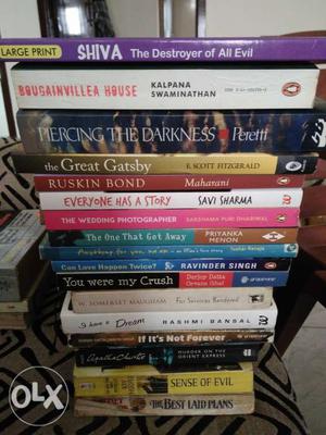 Fiction books - Rs 100 each