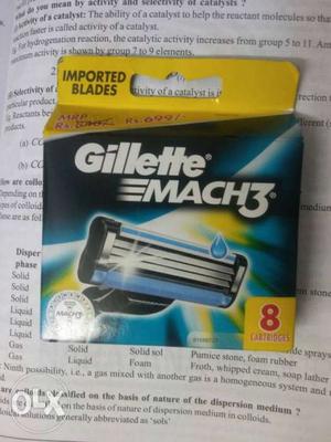 Gillette Mach3 Box 8 blades