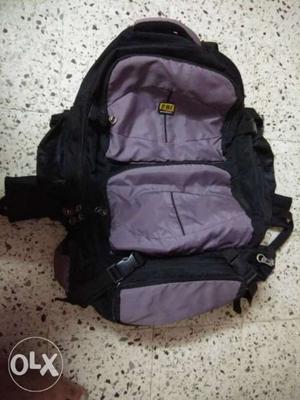 Green And Purple 2 Backpacks