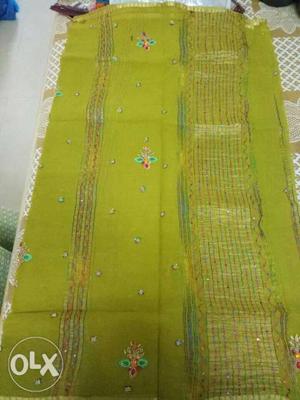 Green sari for sale