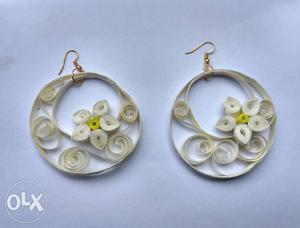 Handmade quilling earrings, will enhance your