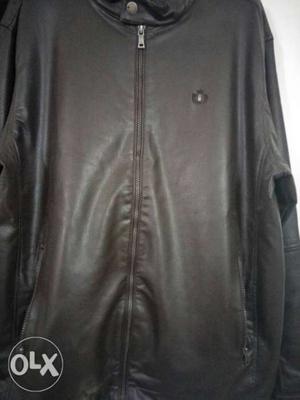 Levis brown leather jacket wore twice size xxl