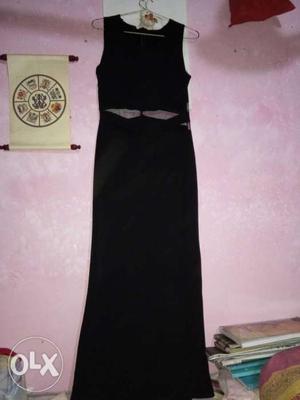 Long black gown