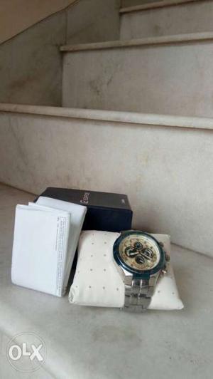 Original edifice Casio watch with light used