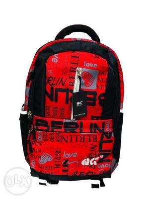 QUICKGRAB Expandable 38 Litres Backapack (Red)