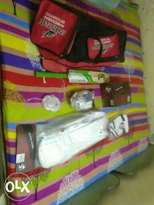 Sg cricket new kit with Kashmir willow kookaburra