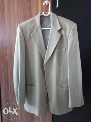 Size M/ silk wool jacket formal green new