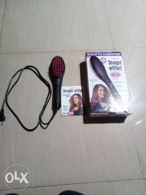 Two Pink And Black Hair Straightener
