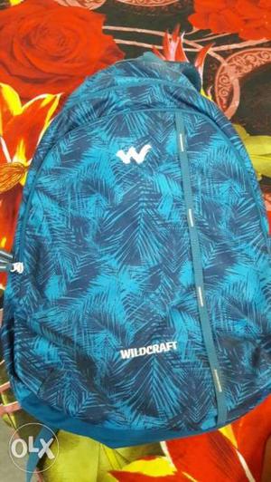 Wildcraft Blue Foliage 1 Backpack. 3 Months old