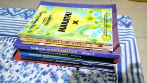10 Std (SSC) textbooks with 2 digest...
