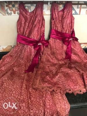 2 girls gown for age 5 and 7. in good condition