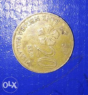 20 sen Coin of Bank Negara Malaysia