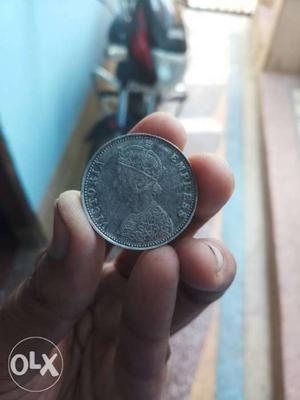 Ancient historical Victoria empire one rupees