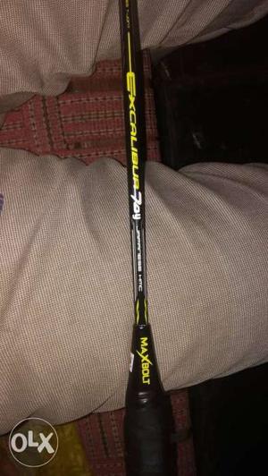 Black And Gray Maxbolt Racquet and yonex muscle power 29