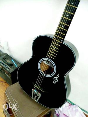 Blue and black. hollow pure acoustic guitar, best