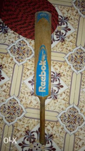 Brown And Blue Reebok Cricket Bat