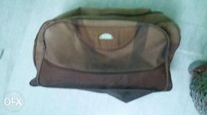 Brown colour carry bag 13 inches height 17 inches