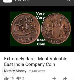 East India company coins