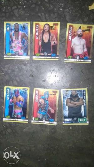 Five fighters Cards