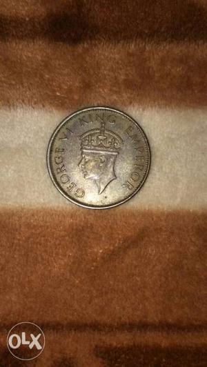 George 6 king emperor original coin...