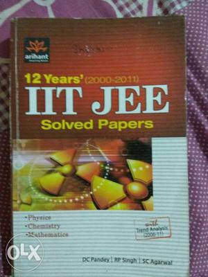 IIT-JEE previous years+mocks book for all