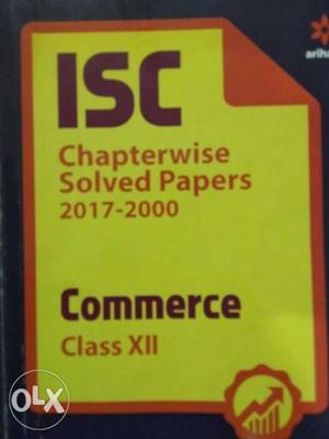 ISC Chapterwise Solved Papers  Book