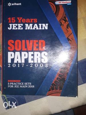 Jee main preparation book purchased on 4 april, book is