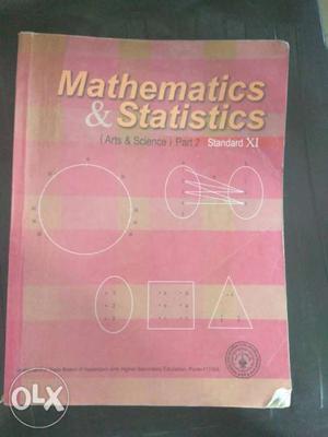Mathematics & Statistics Textbook std 11 part 2