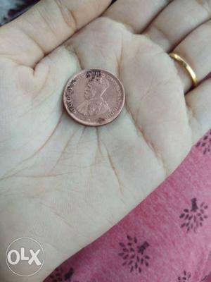 One cent coin of 105 years old