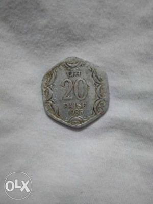  Paise 20 Coin