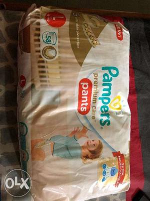 Pampers active baby pants unused pack 64 count