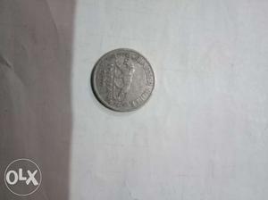 Quarter rupee  indian coin of india