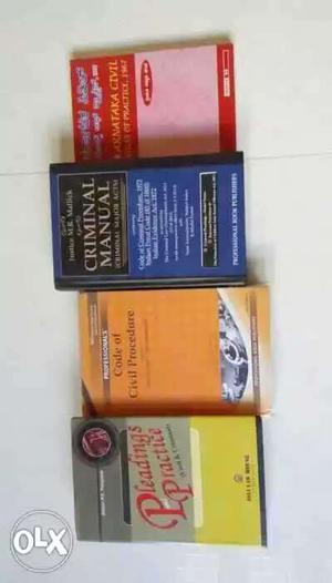 Recently purchased new law books cost of rs