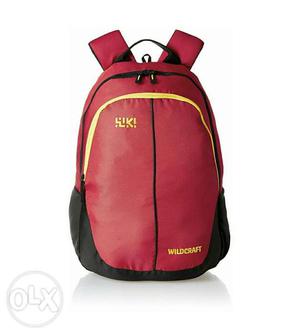 Red And Black Wildcarft Backpack