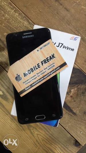 Samsung J7 prime black 5 months used scrathless