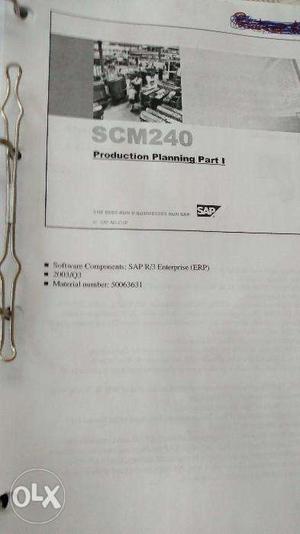 Sap Matirieal production planing books 63